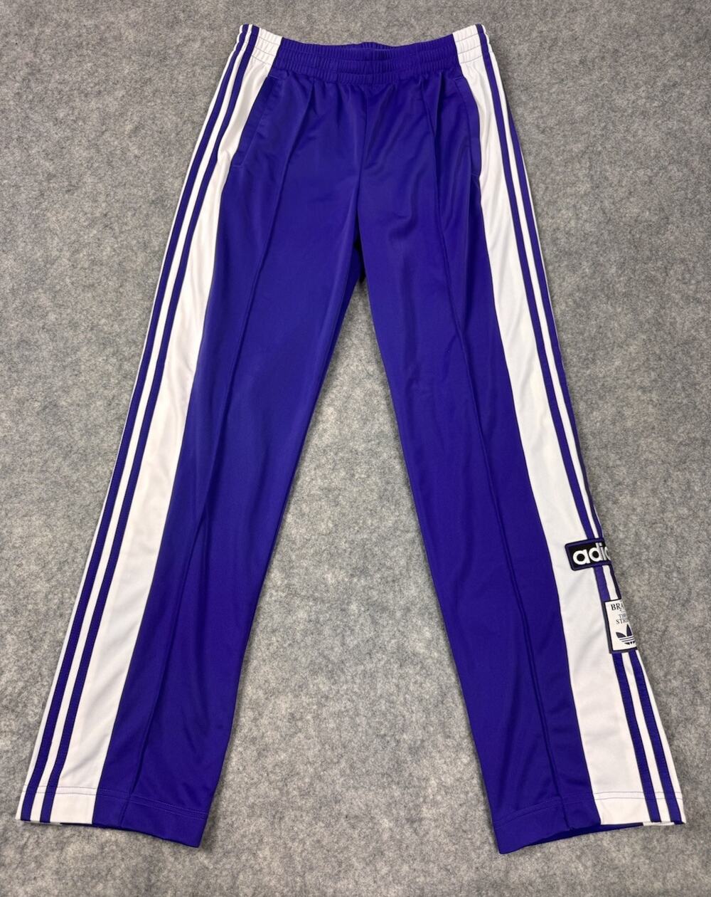 ADIDAS Originals Womens Adibreak Retro 90s Snap Track Pants Purple/White
